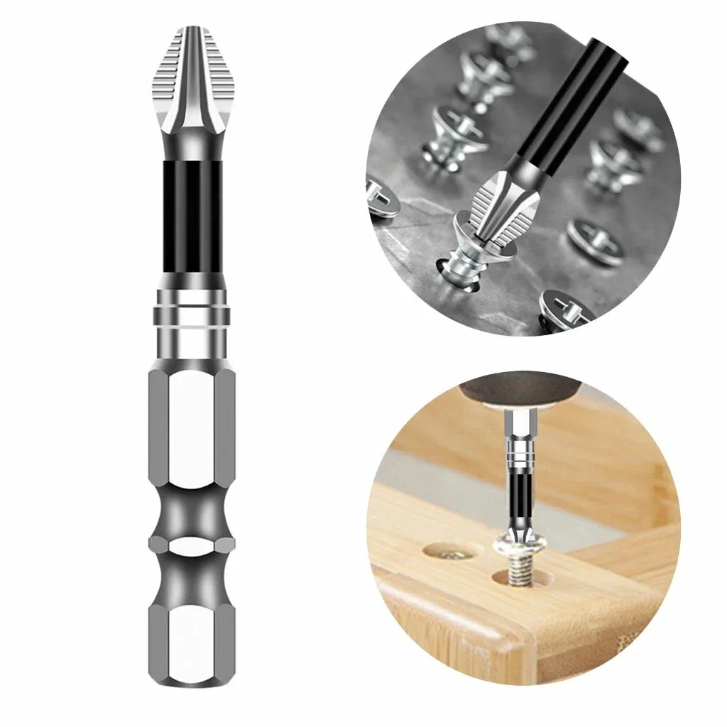 Бита крестовая ударная Philips PH SGS Anti-Slip, сталь S2 - фото